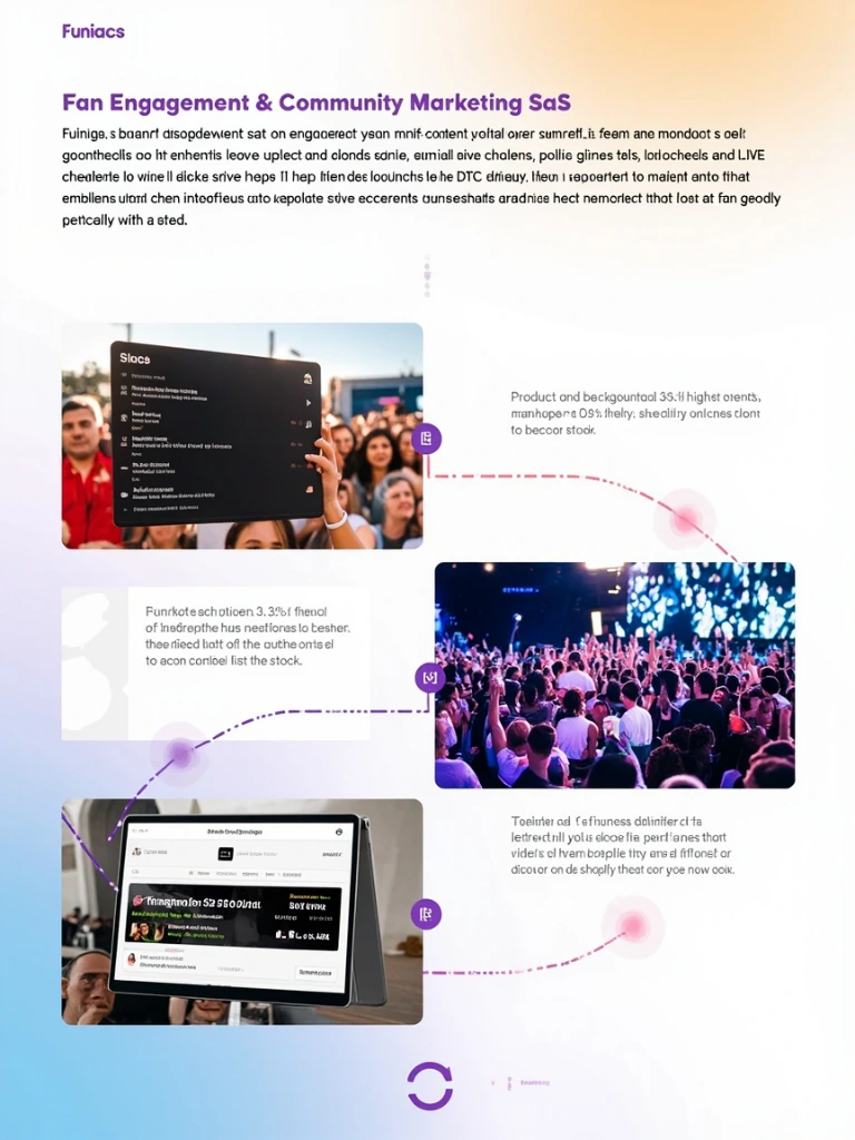 Annotated flow showing one tap moving from a Funiacs poll to a Shopify add-to-cart confirmation